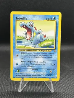 Pokemon Card Neo Genesis - Totodile 81/111 Common LP - Image 1