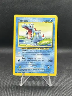 Pokemon Card Neo Genesis - Totodile 81/111 Common LP - Image 2