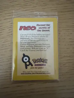 Entei #34 - WoTC Black Star Movie Promo - SEALED Reverse Holo Pokemon Cards - Image 1