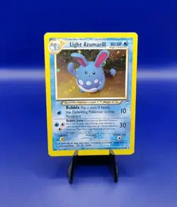 Light Azumarill 13/105 Neo Destiny Holo Rare Pokemon Card WOTC Pokemon Card MP - Image 1