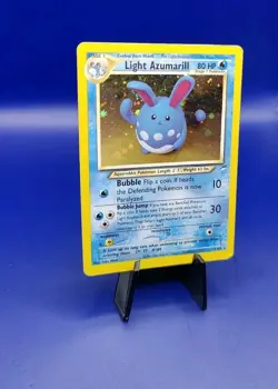 Light Azumarill 13/105 Neo Destiny Holo Rare Pokemon Card WOTC Pokemon Card MP - Image 2