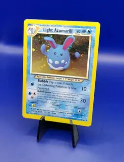 Light Azumarill 13/105 Neo Destiny Holo Rare Pokemon Card WOTC Pokemon Card MP - Image 3