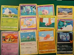 Lot Of 11 Asako Ito Crocheted Yarn Art Cards Pokemon TCG English LP - Image 1