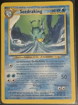 Pokemon Kingdra TCG Neo Revelation Card 19/64 Regular LP Rare - Image 1