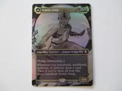 AVATAR AANG BORDERLESS FOIL TLA 0308 AVATAR:THE LAST AIRBENDER MTG - Image 1