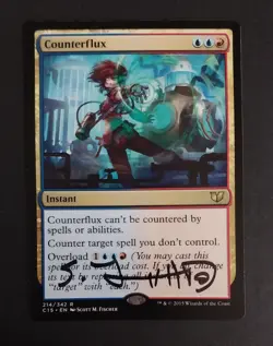 MTG - Magic: The Gathering - Counterflux - C15 (LP) (SIGNED) - Image 1