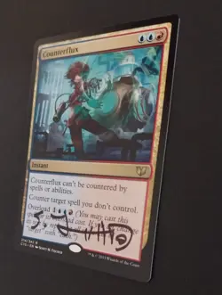 MTG - Magic: The Gathering - Counterflux - C15 (LP) (SIGNED) - Image 2