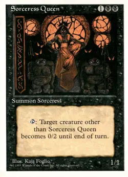 Fourth Edition #131 Sorceress Queen - Image 1