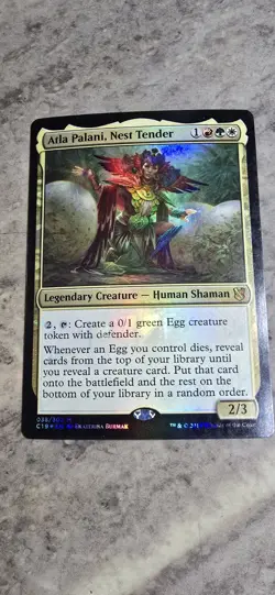 Atla Palani, Nest Tender Commander 2019 Foil Legendary Creature Mythic MTG LP - Image 1