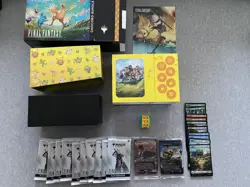 Final Fantasy Chocobo Bundle OPENED - NO Chocobo Track Foil MTG - READ BELOW - Image 1