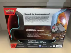 Pokemon TCG Bloodmoon Ursaluna Ex Box [Sealed] - Image 2