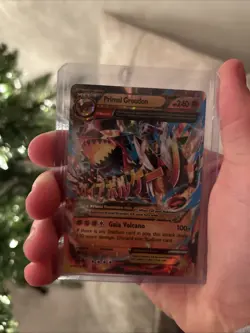 Pokemon Mega Primal Groudon EX Holo Ultra Rare Card 2014 86/160 - Image 1