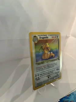 Pokemon TCG Dragonite 4/62 Fossil Unlimited Holo Rare MP-HP - Image 4