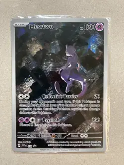 Pokemon TCG-Mewtwo SVP052 Black Star Promo UPC Sealed Mint - Image 1