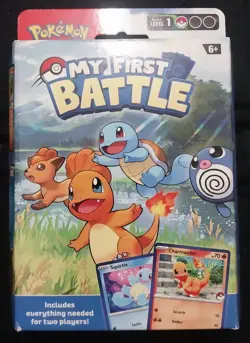 Pokemon My First Battle Two Mini Starter Decks Charmander & Squirtle Sealed New 820650852534 - Image 1