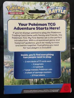 Pokemon My First Battle Two Mini Starter Decks Charmander & Squirtle Sealed New 820650852534 - Image 4