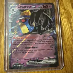 COFAGRIGUS EX 2023 Pokemon Scarlet and Violet Paradox Rift #76 HOLO RR MINT - Image 1