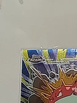 2000 Voltorb #100 Pokemon Topps Chrome TV Animation Series 2 - Image 3