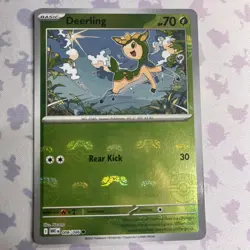 Pokemon TCG Deerling (Master Ball Pattern) 006/086 Sv: White Flare Holo NM - Image 1