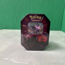 Pokemon TCG Team Rocket Tin Nidoking ex Sealed Booster Packs New UK - Image 1