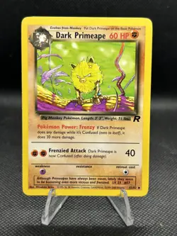 Pokemon TCG Dark Primeape 43/82 Team Rocket Regular - Image 1