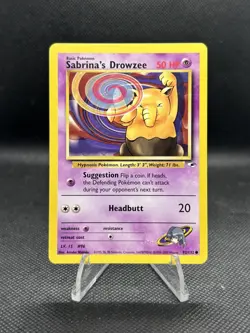 Pokemon TCG - Sabrina's Drowzee 92/132 Gym Heroes Set, Common - Image 2