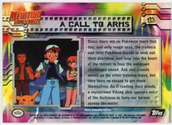 Pokemon TCG A Call to Arms Pokemon Topps Mewtwo Strikes Back 16 - Image 2