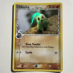 Pokemon TCG Chikorita (Delta Species) EX Dragon Frontiers 44/101 Holo Rare - Image 1