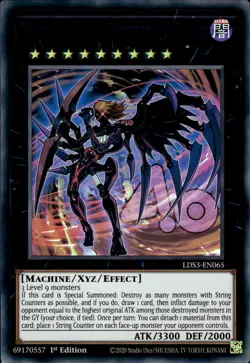 Number C40: Gimmick Puppet Of Dark Strings Blue Ultra Rare LDS3-EN065 NM YuGiOh - Image 1