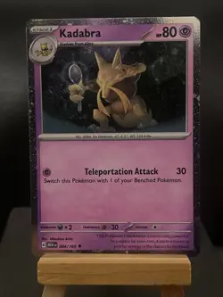 Pokemon Card Kadabra 064/165 Cosmos Holo Scarlet 151 Near Mint - Image 1