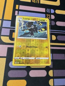 Luxray Rare Reverse Holo Pokemon Fusion Strike TCG Card 093/264 - Image 1