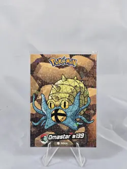 Omastar #139 - Cracked Ice Holo - Crystal Collection 2024 - Pokemon Card - Image 1