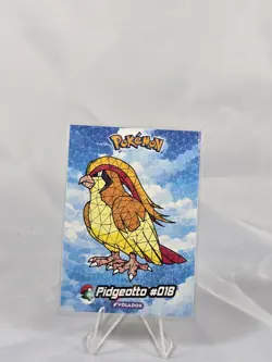 2024 Pokemon Peru Crystal Card Collection #017 Pidgeotto Cracked Ice - Image 1