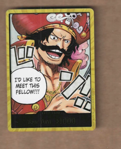 DON!! Card (Gol.D.Roger) (Gold) OP13 Carrying On His Will Foil, ENGLISH - Image 1