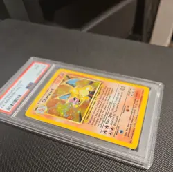 Charizard 4/102 PSA 9 Mint Base Set Unlimited Vintage Holo Pokemon Card NEW CERT - Image 5