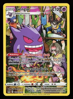 Gengar TG06/TG30 Ultra Rare Lost Origin Trainer Gallery Pokemon Card - Image 1