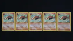 Kabuto #50/62 Unlimited Common Card Fossil 1999 POKEMON NEAR MINT! LOT OF 5 - Image 1