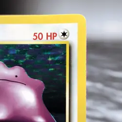 Ditto 3/62 Holo Fossil Set Pokemon Card WOTC 1999 Vintage TCG English Rare LP - Image 3