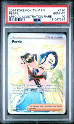 Pokemon TCG Perrin Card 220/167 Sir Twilight Masquerade PSA 10 - Image 1