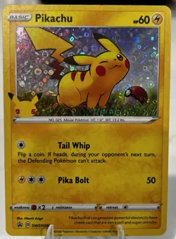 Pikachu/Pokemon Promo Cards-Pikachu/Morpeko/Yamper-General Mills Promo-2020 - Image 1