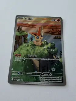 Pokemon Black Bolt White Flare Victini SVP 208 Promo Card - Near Mint! - Image 4