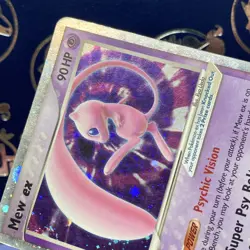 Pokemon TCG Mew EX Holon Phantoms Holo Ultra Rare Card 100/110 MP - Image 4