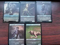 1x FOIL WALKER FULL SET - The Walking Dead - MTG - Magic the Gathering - Image 1
