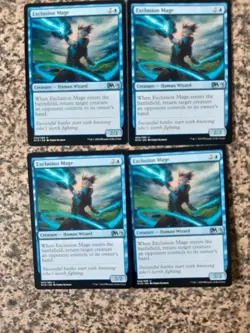 MTG 4 x Exclusion Mage - core set 2019 - Image 1