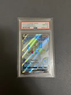 Pokemon Gardevoir v Full Art Champion's Path 070/073, PSA 10 Gem Mint - Image 1