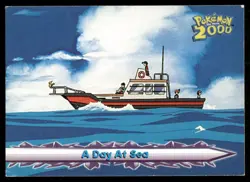 A Day at Sea #17 Pokemon 2000 Topps Movie MP - Image 1
