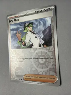 Pokemon TCG * SV Black Bolt 083/086 N's Plan Uncommon * REVERSE HOLO* FRESH PK - Image 2