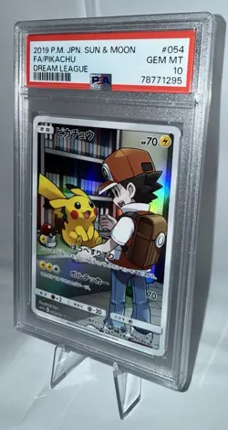 2019 Pokemon Japanese Dream League FA/Pikachu #054 - PSA 10 GEM MT - Image 3