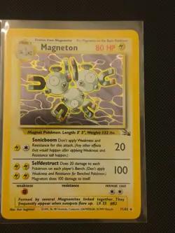 Magneton Fossil 11/62 Pokemon Holo - Image 1