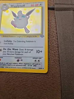 Pokemon Wigglytuff Holo 16/64 - Jungle Set Cb003 - Image 3